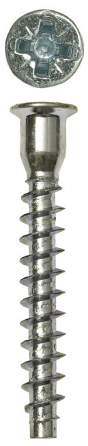 Винт-конфирмат оцинкованный, шлиц PZ, 7,0ммx50мм, 2000шт, ЗУБР,  ( 4-308070-70-050 )