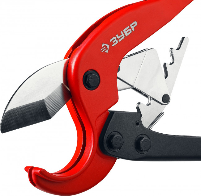 Ножницы двуручные для пластиковых труб, максимальный d=63 мм, ЗУБР Мастер,  ( 23703-63 )