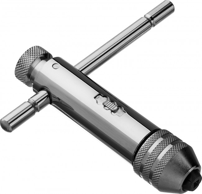 Метчикодержатель с храповым механизмом и реверсом М5-М12, 110 / 120 мм, ЗУБР Профессионал,  ( 28138-110_z01 )