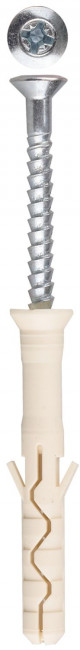 Дюбель-гвоздь нейлоновый, потайный бортик, 6 x 60 мм, 100 шт, ЗУБР Профессионал, ( 4-301375-06-060 ) Дюбель-гвоздь нейлоновый, потайный бортик, 6 x 60 мм, 100 шт, ЗУБР Профессионал, ( 4-301375-06-060 )