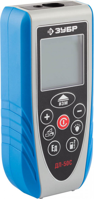 Дальномер лазерный "ДЛ-50 C", точность 1.5мм, дальность 50м, класс защиты IP54, ЗУБР Эксперт 34933,  ( 34933_z01 )