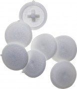 Заглушка декоративная под шуруп, цвет белый, шлиц №2, 40шт, ЗУБР,  ( 4-308156-3 )