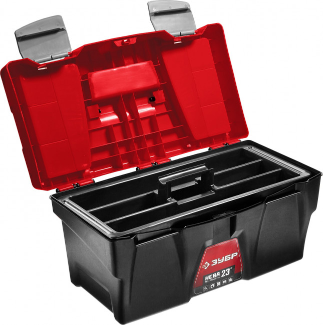 Ящик для инструмента "НЕВА-23" пластиковый, ЗУБР, ( 38323-23 ) Ящик для инструмента "НЕВА-23" пластиковый, ЗУБР, ( 38323-23 )
