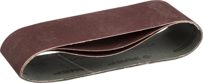 Лента шлифовальная бесконечная ЗУБР "МАСТЕР" на тканевой основе, для ЛШМ, P320, 75х533мм, 3шт,  ( 35542-320 )