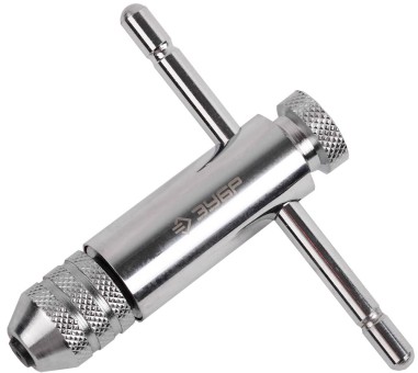 Метчикодержатель ЗУБР "ПРОФЕССИОНАЛ" с храповым механизмом и реверсом М3 - М10, 85 / 100 мм,  ( 28137-85_z01 )