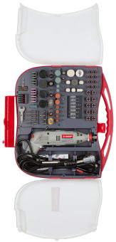 Гравер ЗУБР электрический с набором мини-насадок в кейсе, 219 предметов,  ( ЗГ-130ЭК H219 )