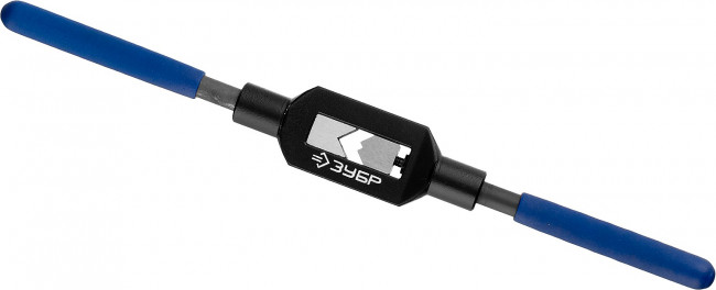 Метчикодержатель №3, с регулируемыми вкладышами, сталь 45, для метчиков - M5-M20, общая длина - 375 мм, ЗУБР Профессионал,  ( 28232-3 )