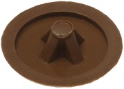 Заглушка декоративная под шуруп, цвет дуб, шлиц №2, 40шт, ЗУБР,  ( 4-308156-1 )