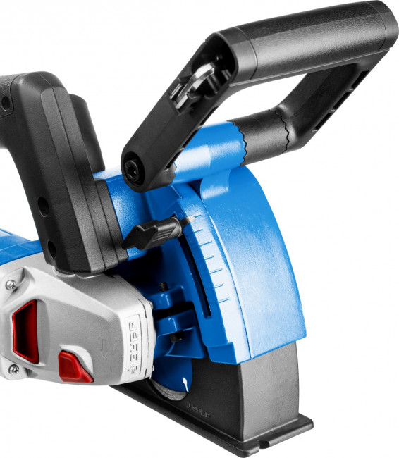 Штроборез (бороздодел), макс. глуб. паза 30 мм, 125 мм, подключ. пылесоса, плавн пуск, защита от перегрузки, 1400 Вт,  ЗУБР, ( ЗШ-П30-1400 ПСТ )