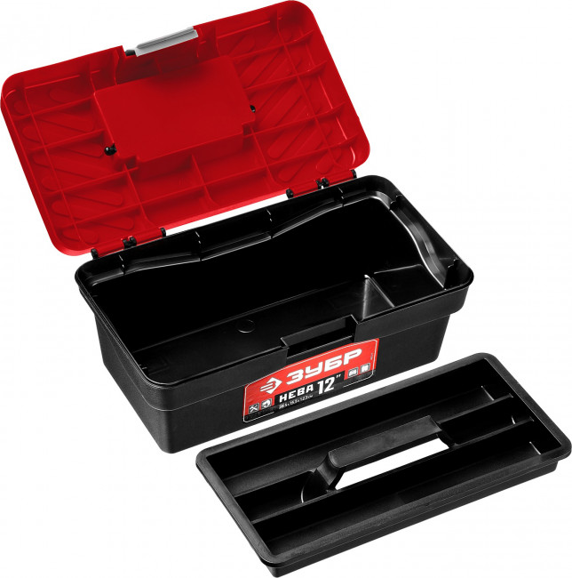 Ящик для инструмента "НЕВА-12" пластиковый, ЗУБР, ( 38323-12 ) Ящик для инструмента "НЕВА-12" пластиковый, ЗУБР, ( 38323-12 )