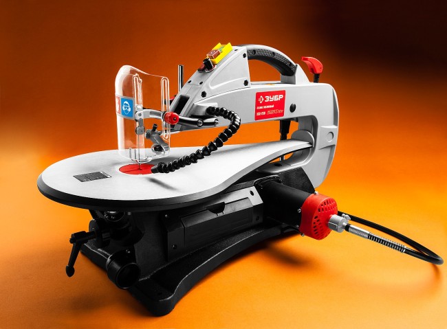 Станок лобзиковый, гибкий вал, пропил 457/51 мм, 250 Вт,  ЗУБР, ( ЗСЛ-250 )