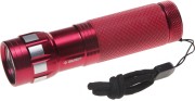 Фонарь ЗУБР "МАСТЕР" ручной, алюминиевый двукомпонентный корпус, 9 светодиодов, 3ААА, красный, ( 56211-R ) Фонарь ЗУБР "МАСТЕР" ручной, алюминиевый двукомпонентный корпус, 9 светодиодов, 3ААА, красный, ( 56211-R )