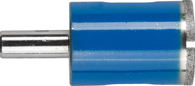 Сверло алмазное трубчатое по стеклу и кафелю, d=24 мм, зерно Р 100, ЗУБР Профессионал 29860-24,  ( 29860-24 )