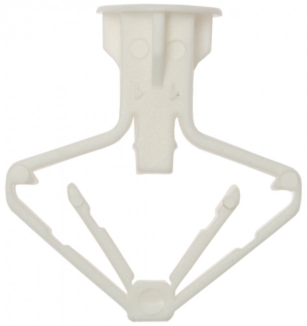 Дюбель полипропиленовый, тип "Бабочка", для пустотелых конструкций, 10 х 50 мм, 100 шт, ЗУБР,  ( 4-301325 )