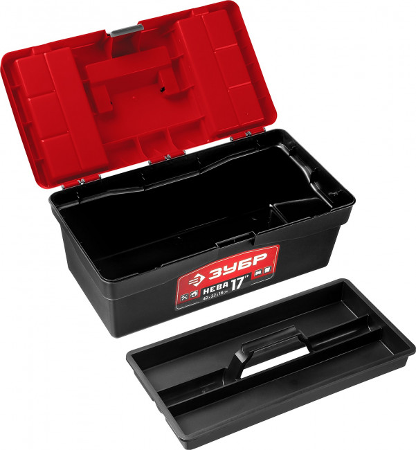Ящик для инструмента "НЕВА-17" пластиковый, ЗУБР, ( 38323-17 ) Ящик для инструмента "НЕВА-17" пластиковый, ЗУБР, ( 38323-17 )