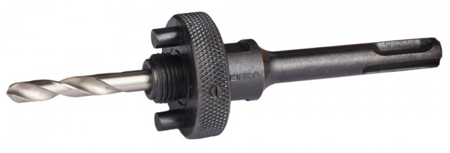 Державка для биметаллических коронок, быстросъемная, пружинный фиксатор, хвостовик SDS+, d 32-152мм, ЗУБР,  ( 29536_z01 )