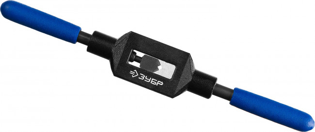 Метчикодержатель №1, с регулируемыми вкладышами, сталь 45, для метчиков - M1-M10, общая длина - 185 мм, ЗУБР Профессионал,  ( 28232-1 )