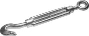 Талреп DIN 1480, крюк-кольцо, М20, 1 шт, кованая натяжная муфта, оцинкованный, ЗУБР Профессионал,  ( 4-304355-20 ) Талреп DIN 1480, крюк-кольцо, М20, 1 шт, кованая натяжная муфта, оцинкованный, ЗУБР Профессионал,  ( 4-304355-20 )