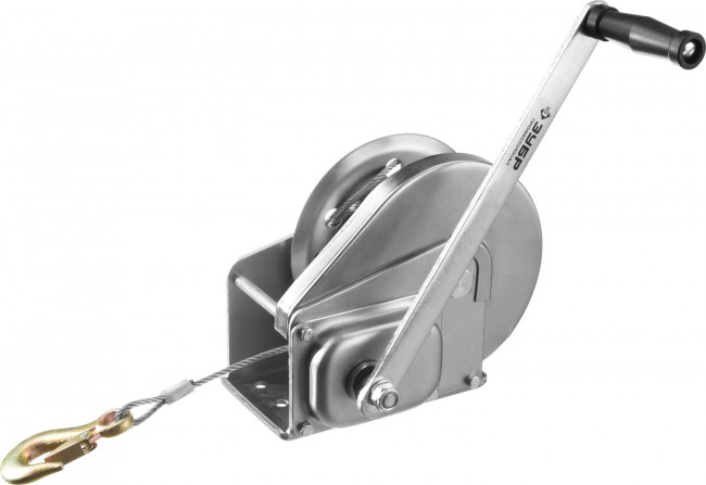 Лебедка ручная барабанная ЗУБР "ПРОФЕССИОНАЛ", подъемная, тросовая, 0,9т, 8м, ( 43117-0.9 ) Лебедка ручная барабанная ЗУБР "ПРОФЕССИОНАЛ", подъемная, тросовая, 0,9т, 8м, ( 43117-0.9 )