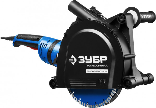 Штроборез (бороздодел), ЗУБР, макс. глуб. 65 мм, 230 мм, подключ. пылесоса, плавный пуск, защита от перегрузки, 2600 Вт, ( ЗШ-П65-2600 ПВСТК ) Штроборез (бороздодел), ЗУБР, макс. глуб. 65 мм, 230 мм, подключ. пылесоса, плавный пуск, защита от перегрузки, 2600 Вт, ( ЗШ-П65-2600 ПВСТК )
