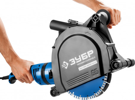 Штроборез (бороздодел), ЗУБР, макс. глуб. 65 мм, 230 мм, подключ. пылесоса, плавный пуск, защита от перегрузки, 2600 Вт, ( ЗШ-П65-2600 ПВСТК ) Штроборез (бороздодел), ЗУБР, макс. глуб. 65 мм, 230 мм, подключ. пылесоса, плавный пуск, защита от перегрузки, 2600 Вт, ( ЗШ-П65-2600 ПВСТК )