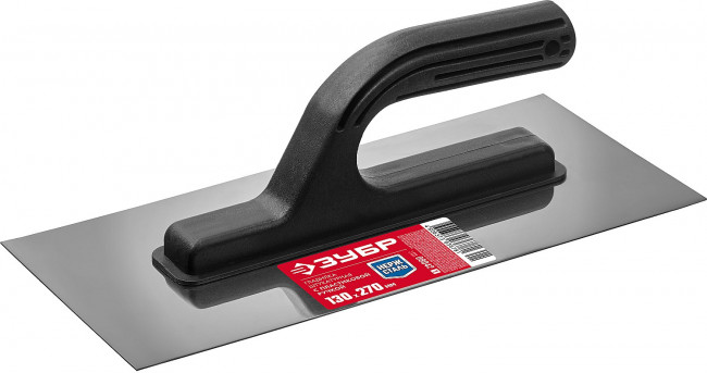 ЗУБР Мастер 130х270 мм гладилка нержавеющая с пластиковой ручкой ( 08042_z01 )