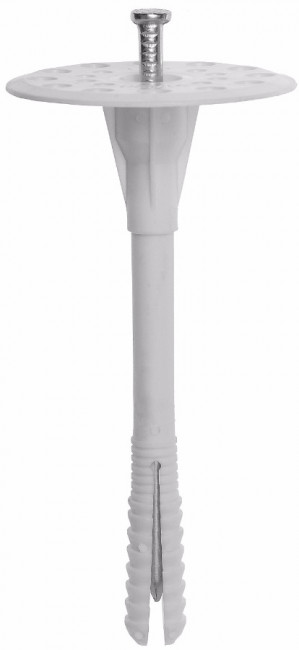 Дюбель для изоляционных материалов полипропиленовый, металлический стержень, 10 x 90 мм, 100 шт, ЗУБР,  ( 4-301525-10-090_z01 )