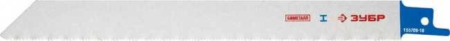 Полотно ЗУБР "ЭКСПЕРТ" S1122EF для сабельной эл. ножовки Bi-Met,тонколист,профил металл,нерж. сталь,цв металл,180/1,4мм, ( 155709-18 ) Полотно ЗУБР "ЭКСПЕРТ" S1122EF для сабельной эл. ножовки Bi-Met,тонколист,профил металл,нерж. сталь,цв металл,180/1,4мм, ( 155709-18 )