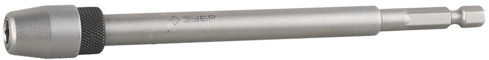 Удлинитель для перовых сверл, с быстросъемным зажимом, шестигранный хвостовик 1/4", ЗУБР Эксперт 29508-150, L=150мм,  ( 29508-150 )