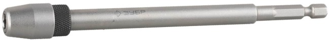 Удлинитель для перовых сверл, с быстросъемным зажимом, шестигранный хвостовик 1/4", ЗУБР Эксперт 29508-150, L=150мм,  ( 29508-150 )