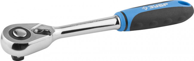 Трещотка для торцовых головок ЗУБР "ПРОФИ", Сr-V сталь, 48 зубцов, 1/2",  ( 27731-1/2 ) Трещотка для торцовых головок ЗУБР "ПРОФИ", Сr-V сталь, 48 зубцов, 1/2",  ( 27731-1/2 )