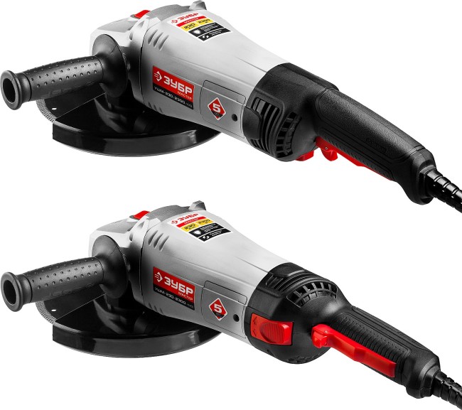 Углошлифовальная машина (болгарка), плавный пуск, 230 мм, 6000 об/мин, 2300 Вт, ЗУБР,  ( УШМ-230-2300 ПМ3 )