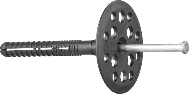 Дюбель для изоляционных материалов полипропиленовый, металлический стержень, 10 x 120 мм, 100 шт, ЗУБР,  ( 4-301525-10-120_z01 )