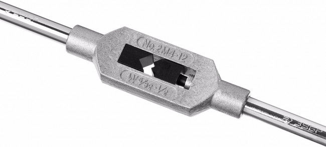 Метчикодержатель ЗУБР "МАСТЕР", с регулируемыми вкладышами, №2 М4-М12 L-280мм,  ( 28131-2_z01 )