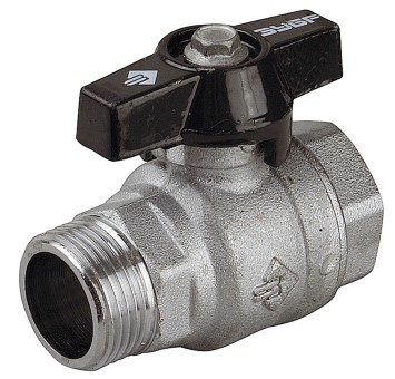 Кран шаровой ЗУБР полнопроходной "мама-папа", бабочка, хромиров латунь, 3/4", ( 4-51324-C-3/4 ) Кран шаровой ЗУБР полнопроходной "мама-папа", бабочка, хромиров латунь, 3/4", ( 4-51324-C-3/4 )