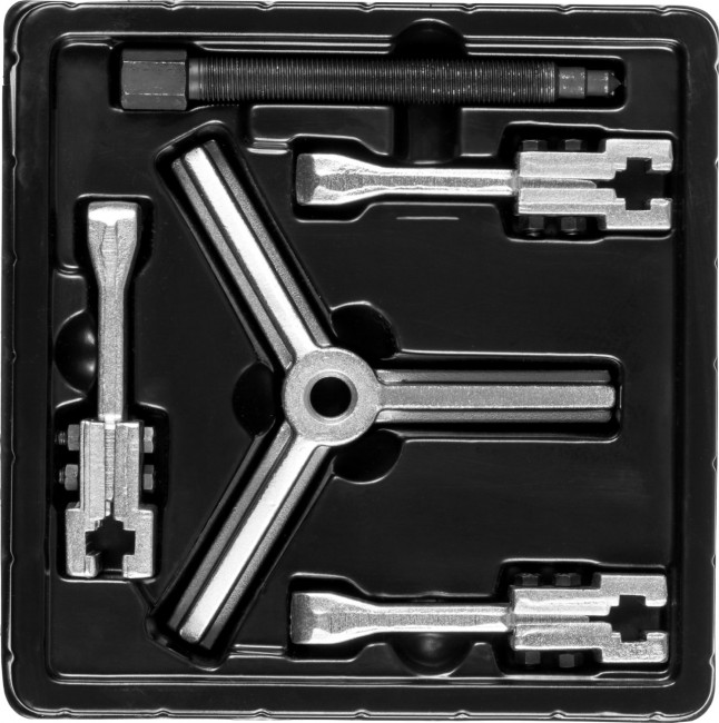 Съемник раздвижной 3-захватный, 90 мм, ЗУБР Профессионал, (  43312-180-090 )