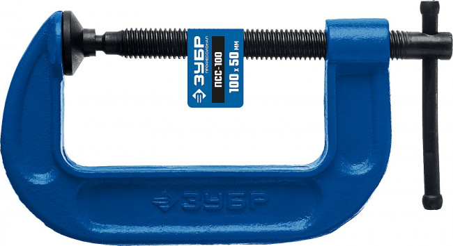 ПСС-100 струбцина тип G 100 мм, ЗУБР ПСС-100 струбцина тип G 100 мм, ЗУБР