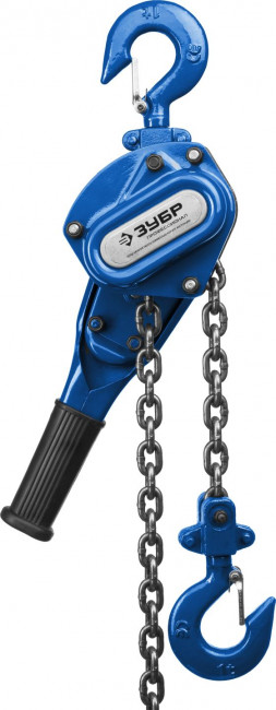 Таль цепная ЗУБР "ПРОФЕССИОНАЛ" рычажная, 1т/1,5м ( 43090-1_z01 ) Таль цепная ЗУБР "ПРОФЕССИОНАЛ" рычажная, 1т/1,5м ( 43090-1_z01 )