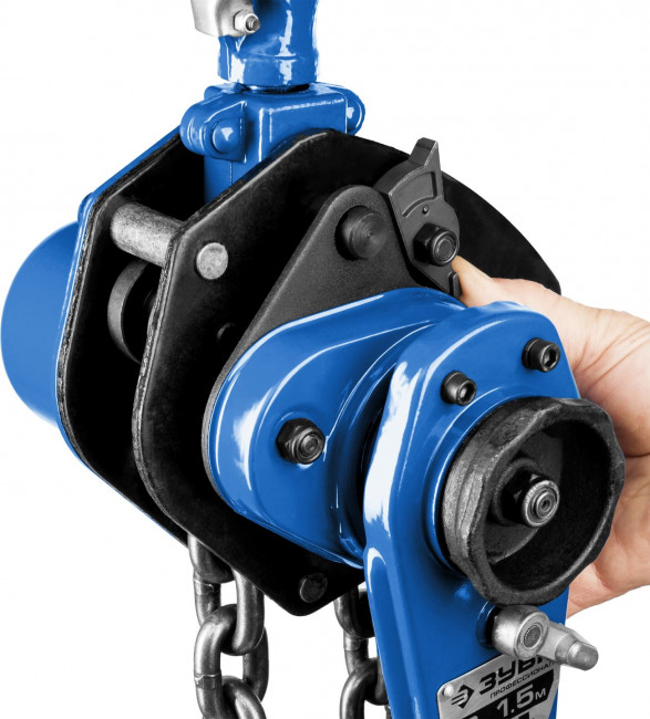 Таль цепная ЗУБР "ПРОФЕССИОНАЛ" рычажная, 1т/1,5м ( 43090-1_z01 ) Таль цепная ЗУБР "ПРОФЕССИОНАЛ" рычажная, 1т/1,5м ( 43090-1_z01 )