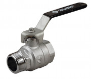 Кран шаровой ЗУБР полнопроходной "мама-папа", ручка, хромиров латунь, 1", ( 4-51321-C-1 ) Кран шаровой ЗУБР полнопроходной "мама-папа", ручка, хромиров латунь, 1", ( 4-51321-C-1 )