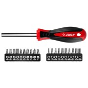 Набор: Битодержатель с битами "МВ-21", ЗУБР Мастер, Cr-V сталь, 21 предмет, ( 25161-H21 ) Набор: Битодержатель с битами "МВ-21", ЗУБР Мастер, Cr-V сталь, 21 предмет, ( 25161-H21 )