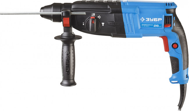 Перфоратор SDS-plus, ЗУБР Профессионал ЗП-26-800 К, реверс, горизонтальный, 3 Дж, 0-1200 об/мин, 0-4800 уд/мин, 800 Вт, кейс,  ( ЗП-26-800 К ) Перфоратор SDS-plus, ЗУБР Профессионал ЗП-26-800 К, реверс, горизонтальный, 3 Дж, 0-1200 об/мин, 0-4800 уд/мин, 800 Вт, кейс,  ( ЗП-26-800 К )