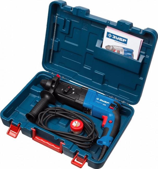 Перфоратор SDS-plus, ЗУБР Профессионал ЗП-26-800 К, реверс, горизонтальный, 3 Дж, 0-1200 об/мин, 0-4800 уд/мин, 800 Вт, кейс,  ( ЗП-26-800 К ) Перфоратор SDS-plus, ЗУБР Профессионал ЗП-26-800 К, реверс, горизонтальный, 3 Дж, 0-1200 об/мин, 0-4800 уд/мин, 800 Вт, кейс,  ( ЗП-26-800 К )