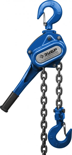 Таль цепная ЗУБР "ПРОФЕССИОНАЛ" рычажная, 3т/1,5м ( 43090-3_z01 ) Таль цепная ЗУБР "ПРОФЕССИОНАЛ" рычажная, 3т/1,5м ( 43090-3_z01 )