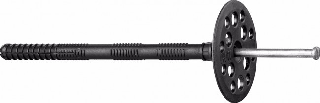 Дюбель для изоляционных материалов полипропиленовый, металлический стержень, 10 x 160 мм, 100 шт, ЗУБР,  ( 4-301525-10-160_z01 )