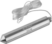 Отвес ЗУБР "МАСТЕР" строительный со шнуром, в пластиковом контейнере, 300 г,  ( 0636-300_z01 )