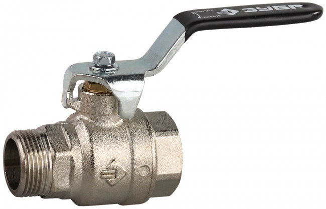 Кран шаровой ЗУБР полнопроходной "мама-папа", ручка, хромиров латунь, 3/4" , ( 4-51321-C-3/4 ) Кран шаровой ЗУБР полнопроходной "мама-папа", ручка, хромиров латунь, 3/4" , ( 4-51321-C-3/4 )