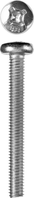 Винт DIN 7985, M6 x 50 мм, 5 кг, кл. пр. 4.8, оцинкованный, ЗУБР,  ( 303150-06-050 )