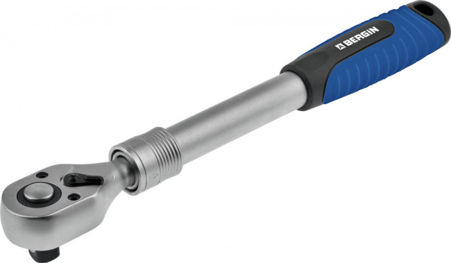 Трещотка для торцовых головок ЗУБР "ЭКСПЕРТ" (1/2"), телескопич, Cr-V, 72 зубца, хроматированное покрытие, быстрый сброс,  ( 27732-1/2 ) Трещотка для торцовых головок ЗУБР "ЭКСПЕРТ" (1/2"), телескопич, Cr-V, 72 зубца, хроматированное покрытие, быстрый сброс,  ( 27732-1/2 )