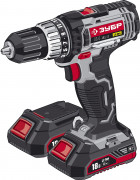 ДШЛ-181 дрель-шуруповерт, 2 АКБ, в кейсе, ЗУБР,  ( ДШЛ-181 КН )